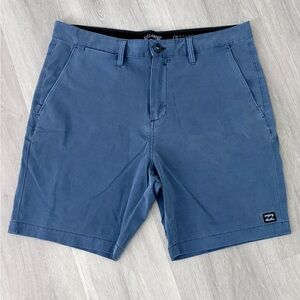 Billabong Men's Slate Blue Flat Front Shorts 🩳 NWOT